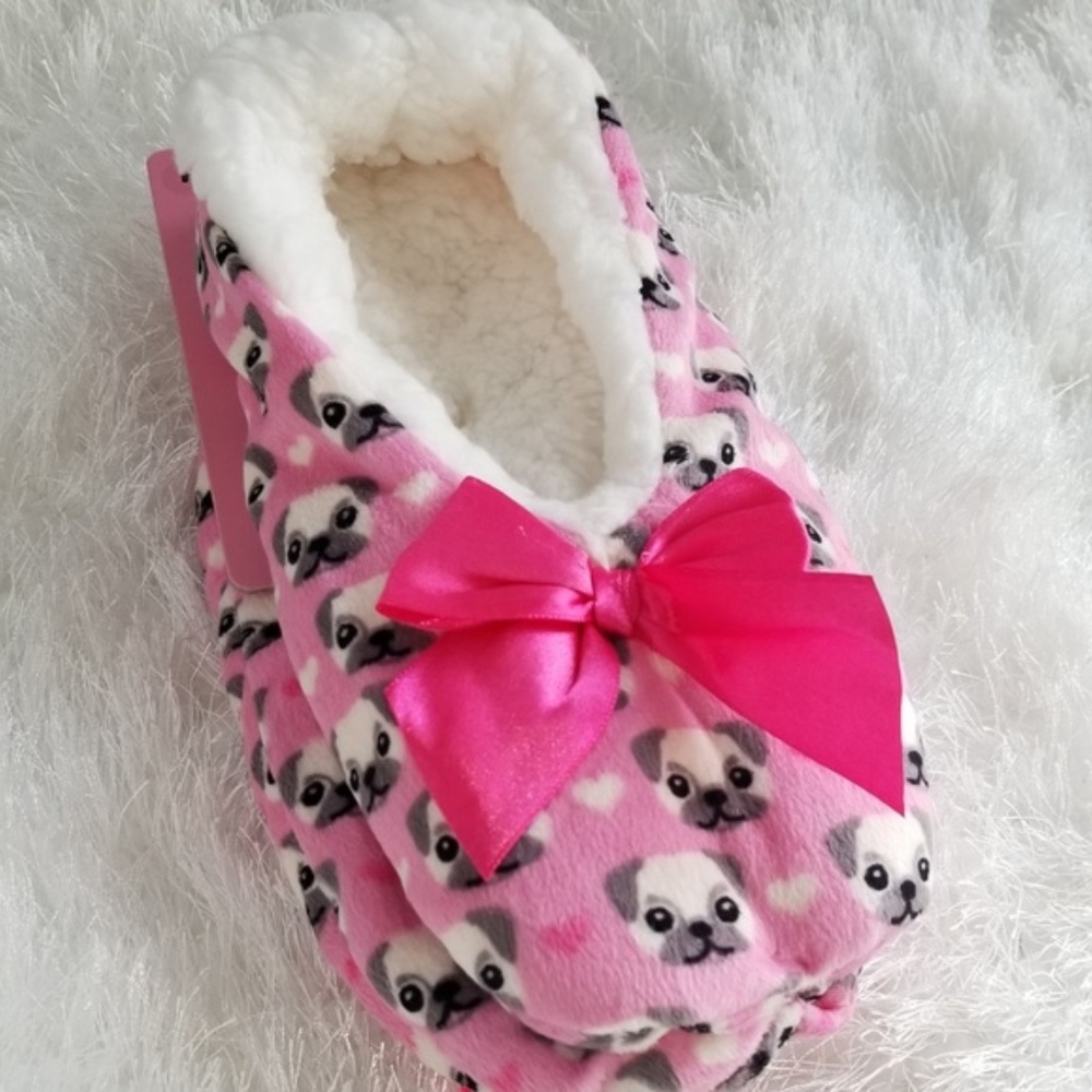 COZY PINK SLIPPERS - Picture 4 of 4
